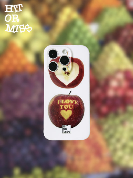 Sweet Apple "I Love You" iPhone Case